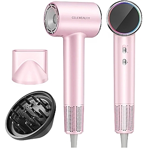 High-Speed Ionic Hair Dryer with Diffuser, 110k RPM Fast-Drying Blow Dryer - $24.99 AC