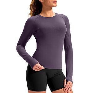 Amazon – Soothfeel Women's Long-Sleeve Workout Top - $8.69 w/ Code