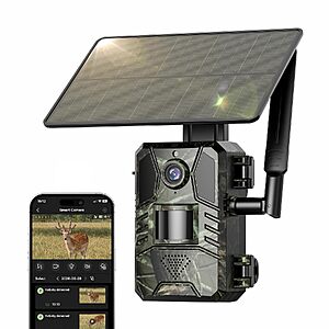 [Prime] Loatos 4G LTE Cellular Trail Camera w/ AI Detection & 2K Live View $29.99 + Free Shipping