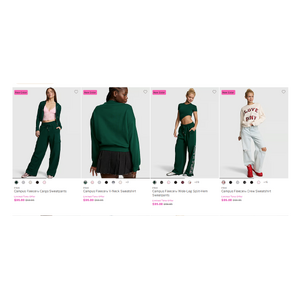 Victoria’s Secret PINK Sweatpants and Sweatshirts $35