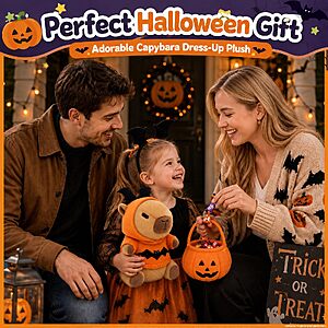 Amazon – 9-Pc Halloween Capybara Plush Gift Box - $19.79 w/ Code