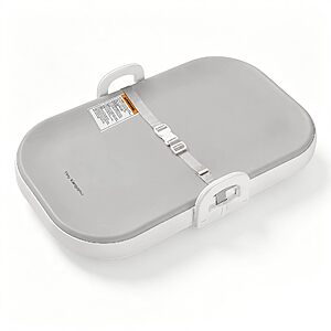 Tiny Kangaroo Wipeable Baby Changing Pad with Removable Safety Strap, Easy to Clean & Non-Slip Waterproof, Changing Pad for Dresser,Bed (Grey) $59.99