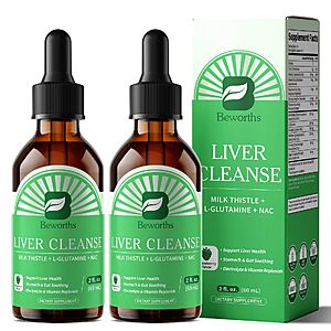 Amazon – Liver Support Liquid Drops, 2-Pack - $11.70 w/ Code