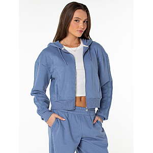 Celebrity Pink Women's and Women's Plus Full Zip Fleece Hoodie Sweatshirt (2 Colors, Sizes XS-XXXL) from $7.88 + Free S&H w/ Walmart+ or on $35+