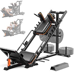 [Prime] FEIERDUN 2-in-1 45 Degree Leg Press & Hack Squat Machine (Machine Only) $487.19 + Free Shipping