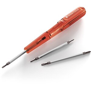 Pb swiss 169 type 1 pocket screwdriver with 3 double blades slotted + phillips $20.00