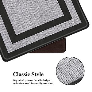 $17.99 ac AMAZON Mattitude Kitchen Mats Set of 2,Cushioned Anti-Fatigue Non-Skid Rug Sets   17.3" x 47 "+ 17.3" x 29 "--0.40 inches