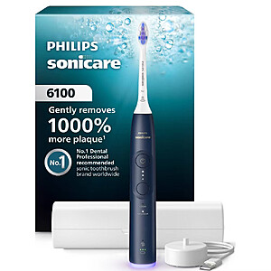 Philips Sonicare 6100 Rechargeable Electric Toothbrush w/ Travel Case $45