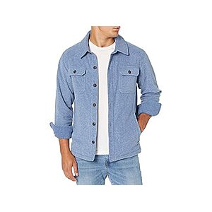 Amazon Essentials Men Long-sleeve Polar Fleece Shirt Jacket $13 & More + Free Shipping w/ Prime