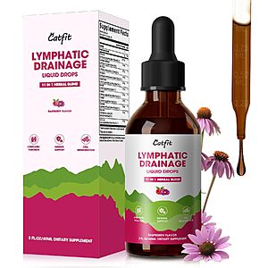 2-Oz Catfit Lymphatic Drainage Herbal Supplement Drops $4.93 w/ S&S + Free Shipping w/ Prime or on $35+