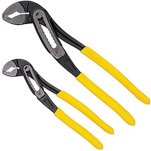 Klein Tools Classic Klaw Pump Pliers Set, 2-Piece in Yellow | D5052KIT $24.98