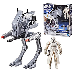 Star Wars ActionVerse: 8.3" AT-RT Vehicle & 4.5" Imperial Remnant AT-RT Driver Action Figure Set $12.18