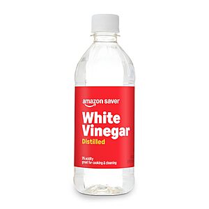 Amazon Saver, Distilled White Vinegar, 16 Fl Oz $0.71
