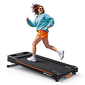 MERACH W50 Walking Pad Treadmill w/ 12% Auto Incline, 3.5HP, 400-Lb Capacity & Remote $199.99 + Free Shipping