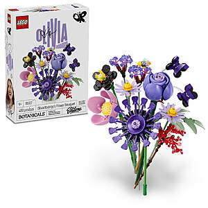 [+$7.50 WM Cash] LEGO Botanicals & Editions Olivia Rodrigo's Flower Bouquet, 11507 $40