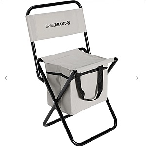 Swiss Brand Folding Chair With Cooler $12 Sierra.com Free Shipping Today Only 10/9 with code FREESHIP