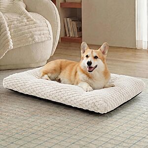 Bedsure Washable Bubble Fleece Dog Crate Bed w/ Non-Slip Bottom (Various Sizes & Colors) from $14.99 + Free Shipping w/ Prime or on $35+