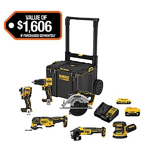 20-Volt MAX ToughSystem Lithium-Ion 6-Tool Cordless Combo Kit $509