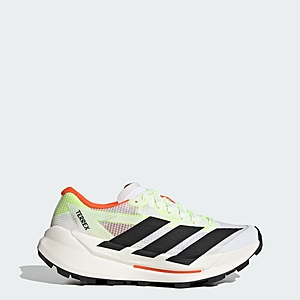 adidas women Terrex Agravic TT Trail Running Shoes (Cloud White / Core Black / Impact Orange) $74.4