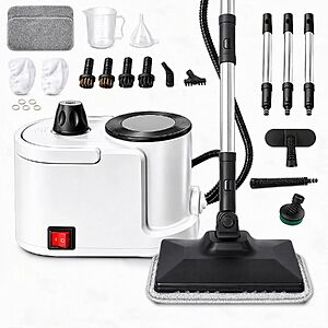 Homelike Moment 1500W High-Pressure Canister Steam Cleaner w/ 1.9L Tank, 230°F Steam & Accessories $68.89 + Free Shipping