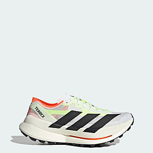 adidas women Terrex Agravic Speed Ultra 2 Trail Running Shoes (Cloud White / Core Black / Reflective Silver) $90.4