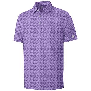 V VALANCH Mens Golf Shirts Short Sleeve Print Polo Shirt Snowflake L (Various Colors) $9.99 AC