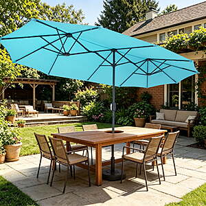 Ainfox 13ft Large Patio Umbrella (Blue) $47.98 + Free S&H at Walmart