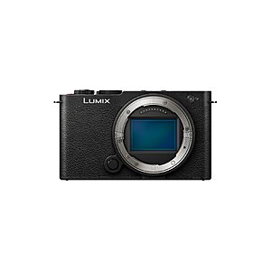 Panasonic LUMIX S9 Mirrorless Camera, 24.2MP Full Frame with Phase Hybrid AF, New Active I.S. Technology - DC-S9BODYK9 (Black) $1097.99