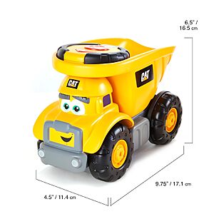 CAT Construction Toys, Junior Crew Lil' Movers Remote Control Truck, RC Car + Dump Truck, Working Headlights, with Child Friendly Controller $15.66