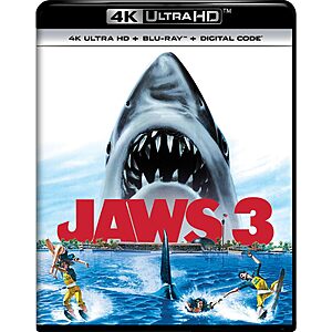 Jaws 3 - 4K Ultra HD + Blu-ray + Digital [4K UHD] $14.99 Amazon.com