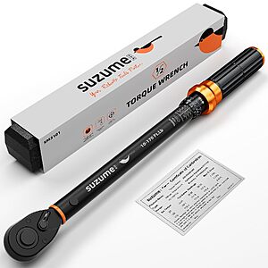 SUZUME 1/2" Drive Click Torque Wrench (10-170 Ft-Lb) $19.42 + Free Shipping w/ Prime or on $35+