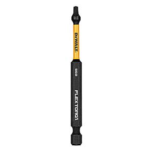 DEWALT FlexTorq 1/4-in x 3-1/2-in Square/Robertson Impact Driver Bit | DWAF3SQ2IR $0.98