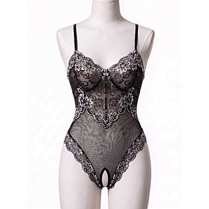 Avidlove One-Piece Lace Women's Lingerie V-Neck Bodysuit (Various) $5.50 + Free Shipping w/ Prime or on $35+