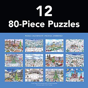 Galison - 12 Days of Christmas Holiday Puzzle Countdown for Adults $20