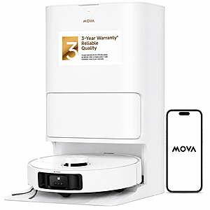 MOVA P10 Ultra Robot Vacuum Cleaner with Smart Mapping and 8,300Pa Suction