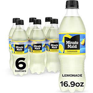 [SnS, AC] $21.44* | 6 × 6-Pack 16.9-Oz Minute Maid Lemonade Made w/ Real Lemons ($3.57 each) at Amazon