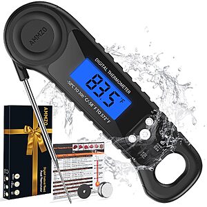 AMMZO Instant Read Digital Meat Thermometer $4.99 + Free Shipping w/ Prime or on $35+