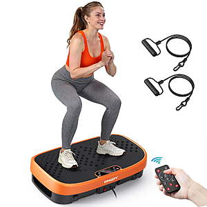 Anqdy Vibration Plate Exercise Machine for Home Fitness & Whole Body Workout, 450 Lbs Capacity $45.99