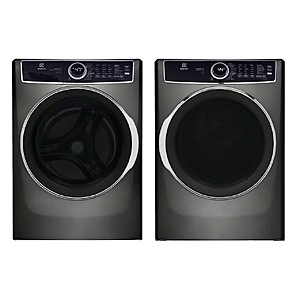 Package - Electrolux - 4.5 Cu.Ft. Stackable Front Load Washer with Steam and SmartBoost Wash System and 8.0 Cu. Ft. Stackable Electric Dryer $1499.98 Bestbuy.com