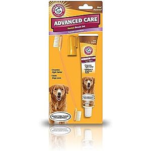 [NEW, SnS, AC] $5.39 | Arm & Hammer Tartar Control Dog Dental Kit, Beef Flavor, 3-Piece at Amazon