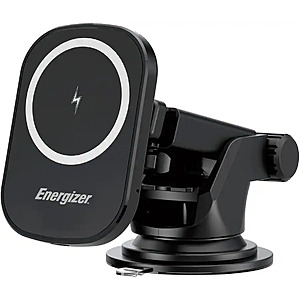 Energizer 15W MagSafe Magnetic 3-in-1 Wireless Car Charger & Mount (Black) $12.99 + Free Shipping