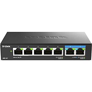 [AC] $33.35* | 7-Port D-Link 2.5GB Unmanaged Gaming Switch at Amazon