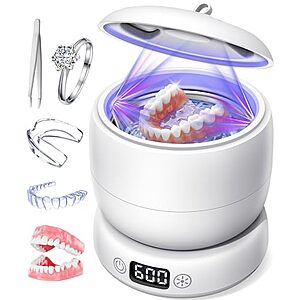 $8.99* | Ultrasonic Retainer Cleaner Machine at Amazon