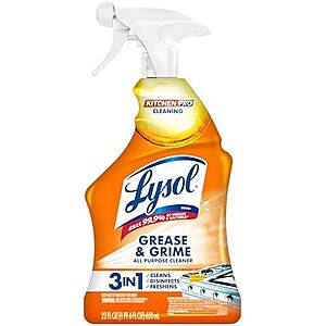 [SnS, AC] $2.50* | 22oz. Lysol Pro Kitchen Cleaner & Degreaser Spray (Citrus Scent) & More at Amazon