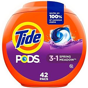 [SnS, AC] $32.16 | 4 × 42-Count Tide PODS Laundry Detergent Pacs (Spring Meadow) ($8.04 each) at Amazon