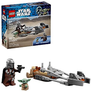 LEGO Star Wars The Mandalorian & Grogu’s Speeder Bike 75436 $7
