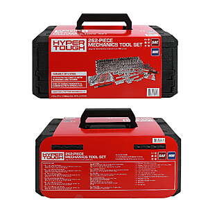 $98 FS WALMART Hyper Tough 262-Piece Mechanics Tool Set, SAE and Metric