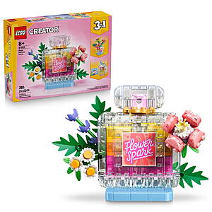 LEGO Creator 3 in 1 Floral Decor Perfume Bottle, 31383 $24