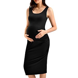 Amazon – CADITEX Women's Maternity Tank Dress - $4.49–$5.99 w/ Code