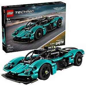 LEGO Technic Aston Martin Valkyrie, 707 Pcs, 42208 $31.49